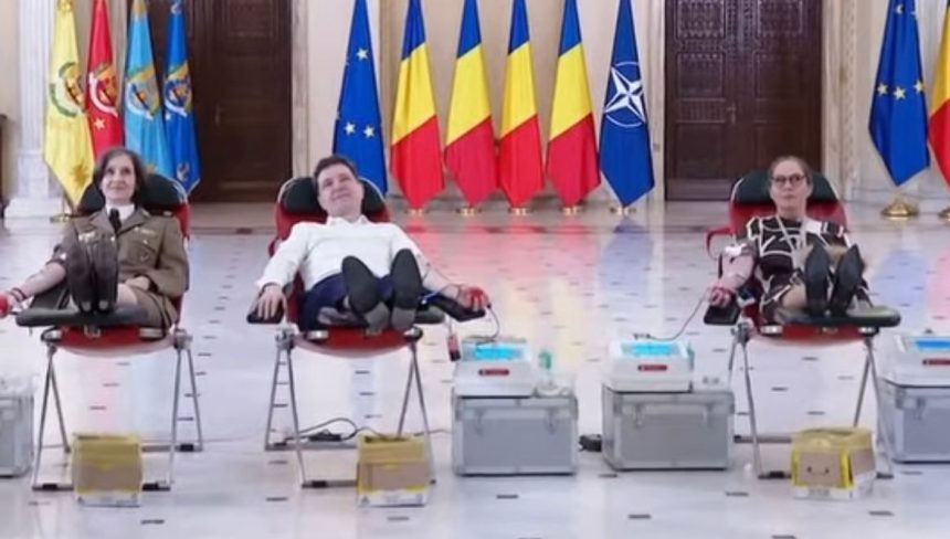 Nicuser Dan a donat sange la Cotroceni apel catre romani intr un moment critic pentru spitale