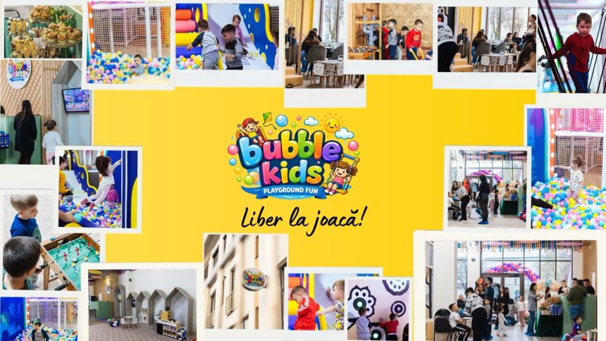 Parintii din Sibiu isi rezerva deja weekendurile aici Bubble Kids noul loc de joaca de care copiii nu se mai satura