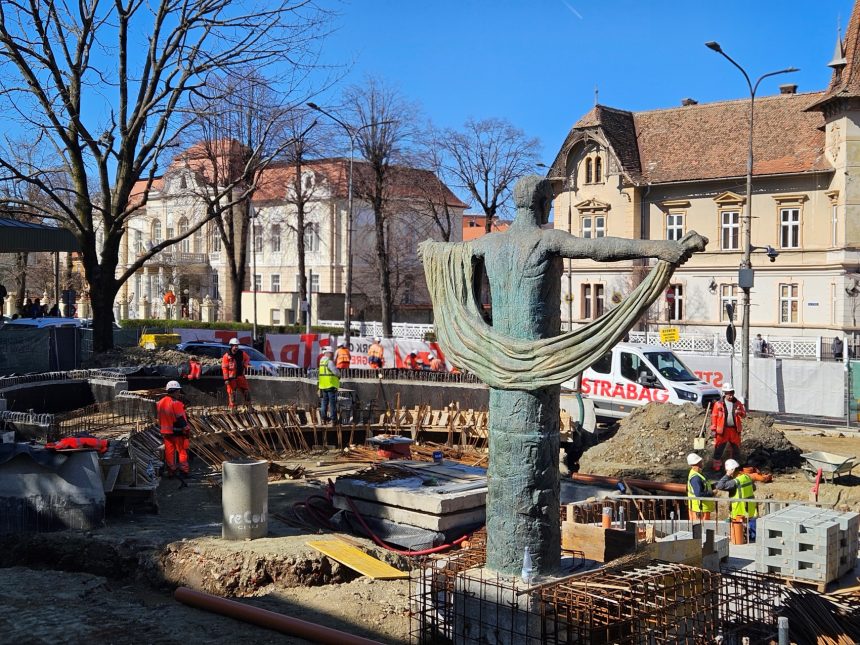 PiazetadepebulevardulVictoriei sedeschide o noua etapa a lucrarilor foto