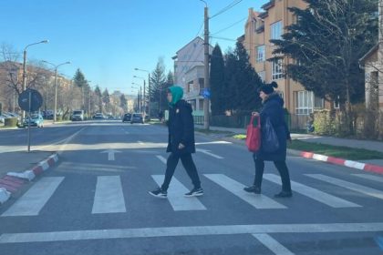 Politia verifica pietonii actiuni in intreg judetul Sibiu