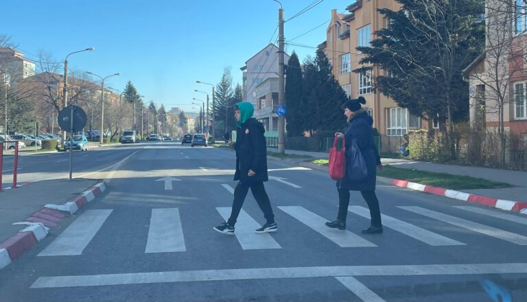 Politia verifica pietonii actiuni in intreg judetul Sibiu