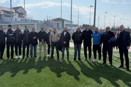 Presedintele FRF a vizitat cea mai recenta baza sportiva din Sibiu A fost impresionat