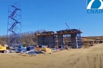 Progresele continua pe autostrada Sibiu Fagaras Nivel ridicat de executie pe lotul 3