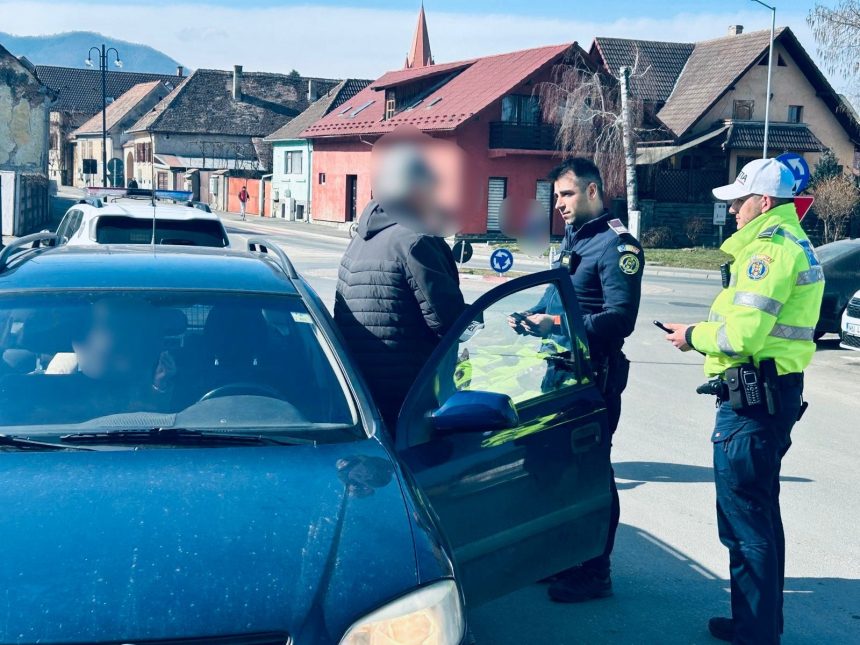 Razie in apropierea scolilor din Cisnadie politistii au efectuat verificari inclusiv in magazine