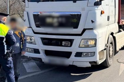 Sofer de TIR surprins baut la volan pe DN1 in Scoreiu circula si cu viteza excesiva