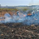 Val de incendii de vegetatie in judetul Sibiu sute de hectare devastate foto video