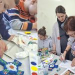 actiune inedita la biserica din curtea spitalului judetean din sibiu cruci pictate de copii oferite pacientilor din saloane