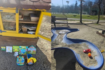 gest emotionant al unei mame in sibiu a lasat jucarii in parc pentru copiii nevoiasi foto