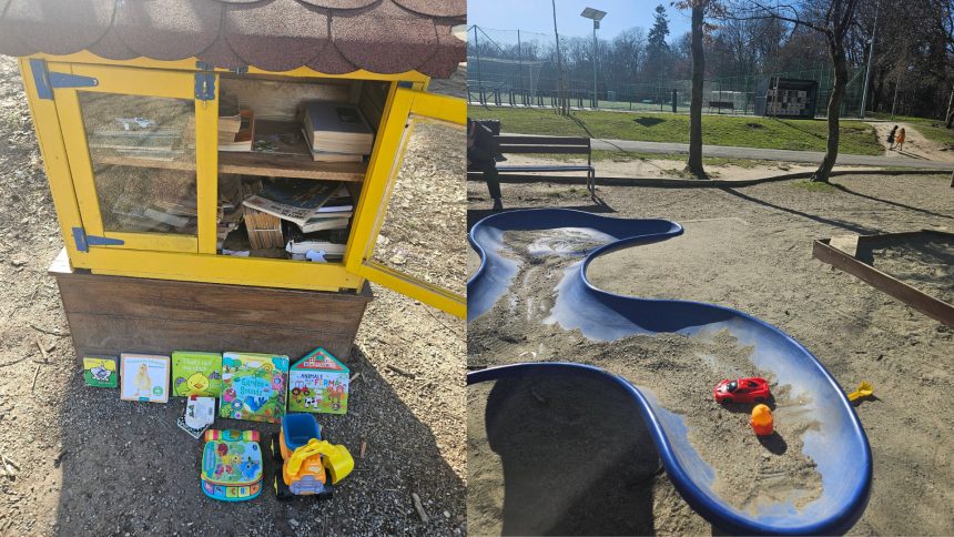 gest emotionant al unei mame in sibiu a lasat jucarii in parc pentru copiii nevoiasi foto