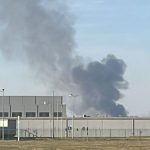 incendiu de vegetaie la iesirea din ocna sibiului fumul negru este vizibil din sibiu foto