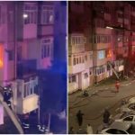 incendiu intr un bloc din sibiu 50 de locatari evacuati video fotografii