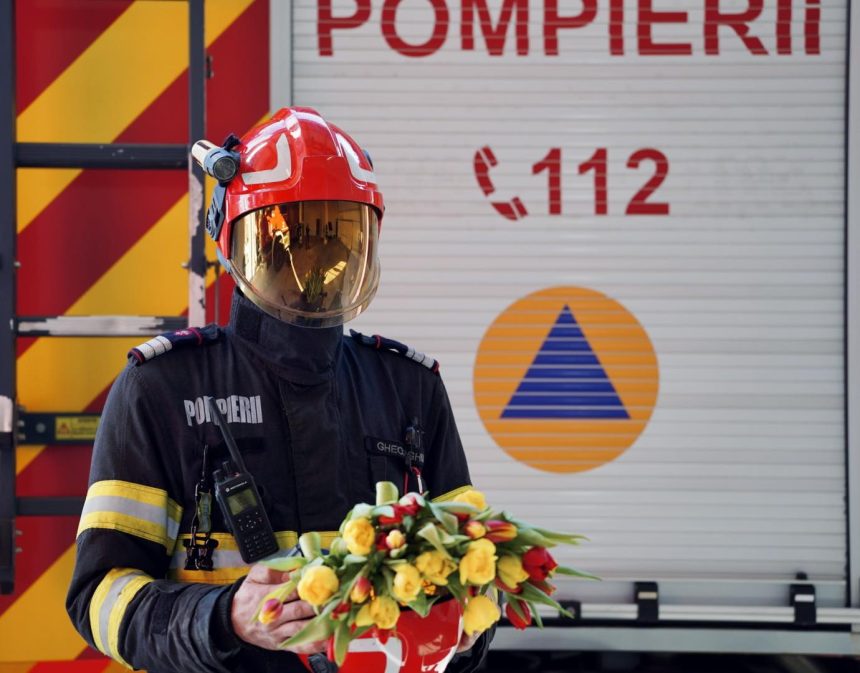 mesaj de 8 martie din partea pompierilor sibieni in spatele fiecari interventii se afla femei care ne sustin