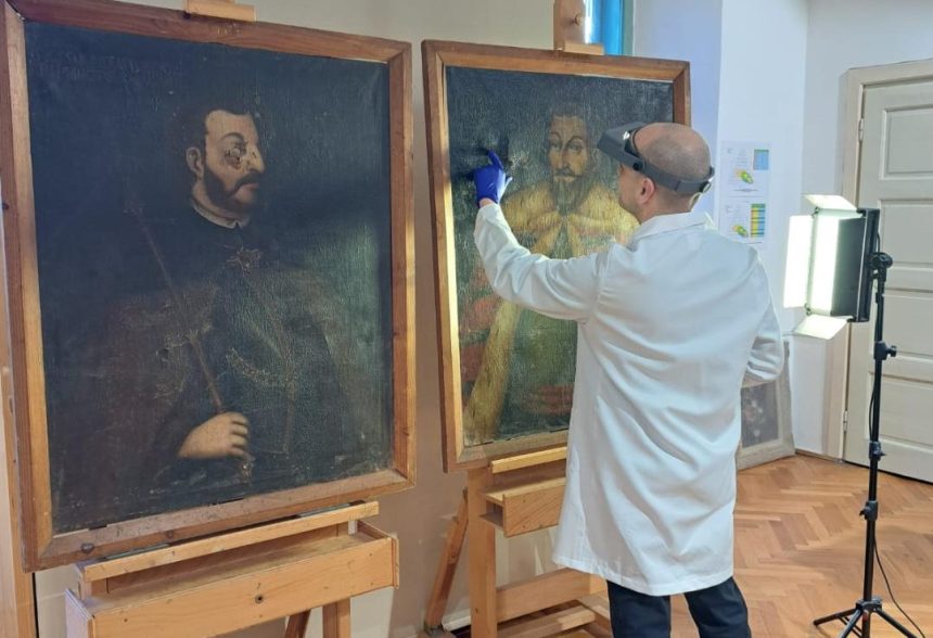 portretele celor 11 principii ai transilvaniei restaurate la sibiu in grija expertilor de la muzeul brukenthal