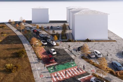 Santier pe strada Ogorului din Sibiu vor fi create piste de biciclete si zone verzi