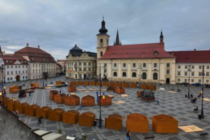 Targul de Pasti din Sibiu dispune de casute asemanatoare celor din Elvetia le vom putea admira si la Targul de Craciun