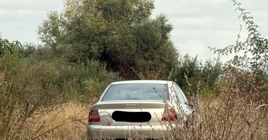 Cadavru găsit într-o mașină pe malul Cibinului. Poliția anchetează