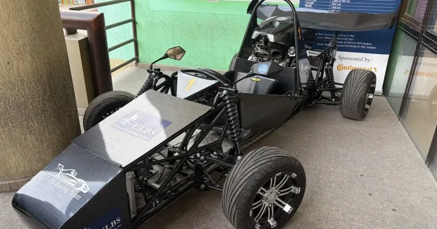 Mașină de curse de 200 km/h creată de studenții din Sibiu