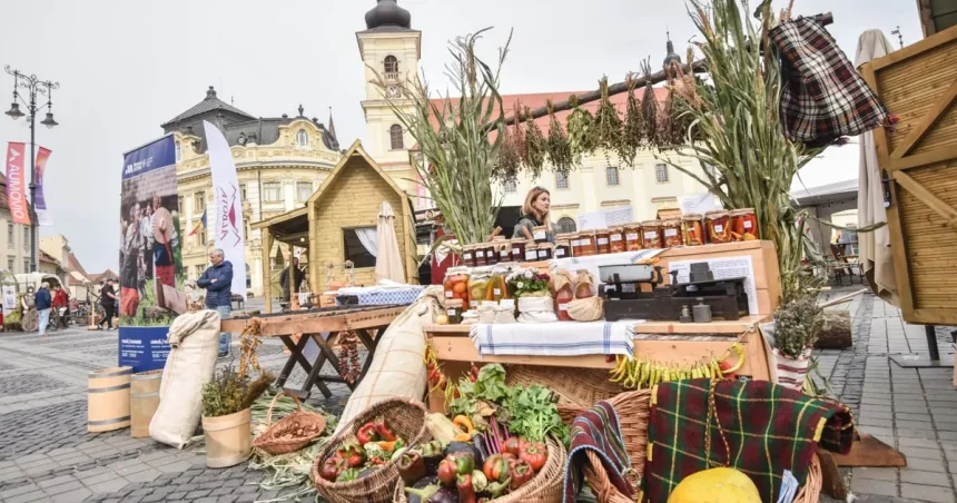 Piața Mare din Sibiu, gazdă timp de patru zile a Târgului Internațional de Ecoturism