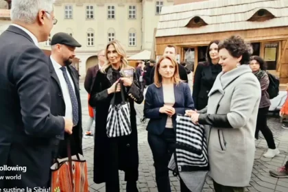 Pîslaru, vizită la Târgul de Ecoturism Sibiu și la șantierul Spitalului de Psihiatrie