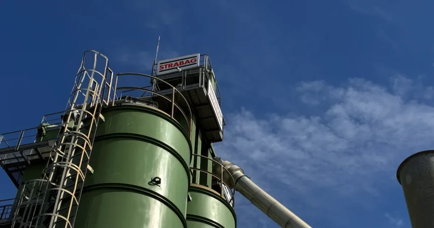 STRABAG investește 3 milioane de euro într-o stație de asfalt la Avrig, Sibiu