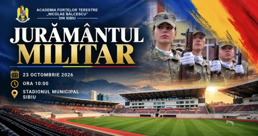 400 de studenți AFT jură vineri pe Stadionul Municipal. Sibienii, invitați