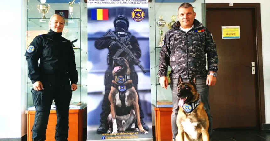 Câinii din Sibiu, antrenați să detecteze telefoane mobile și stick-uri USB