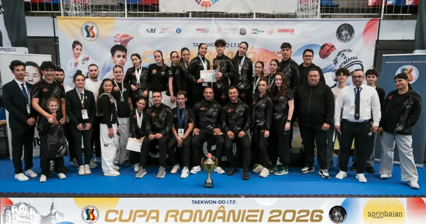 Clubul „Puma” Sibiu, locul 1 la Cupa României de taekwon-do, cu 36 de medalii