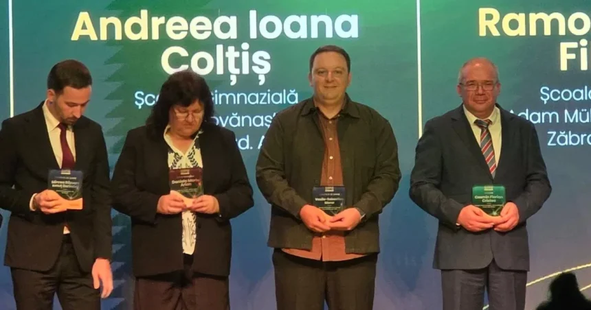Directorul școlii din Ocna Sibiului, distins al treilea an la rând la Gala Directorilor