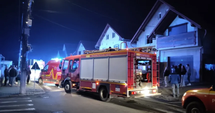 Incendiu la Tălmaciu: doi frați de 2 și 4 ani au murit; focul ar fi pornit de la radiator