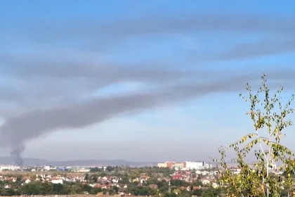Incendiul de la Sibiu: poluare de patru ori mai mare lângă stația de sortare