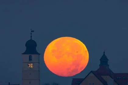 Luna și Soarele, în imagini cu turnurile Sibiului. Prima expoziție a lui Adrian Bugariu