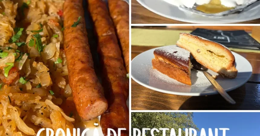 O zi perfectă de toamnă, cu mâncare tradițională românească lângă morile de vânt