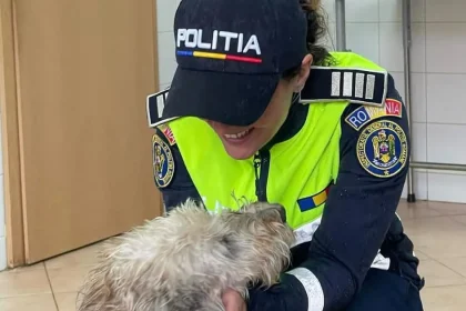 Polițiștii sibieni le vorbesc copiilor despre protecția animalelor, în Parcul Sub Arini